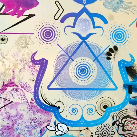 Peinture numérique – Interprétation du cycle de reproduction et des flux migratoires – Diaporama