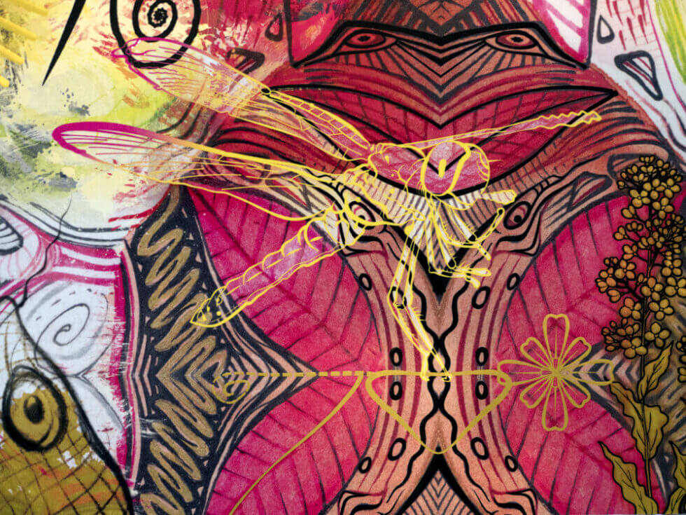 Peinture de Libellule