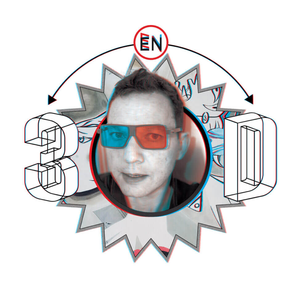 Favarica, portrait aux lunettes 3D