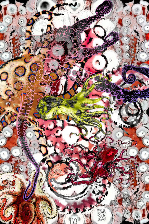 Œuvre numérique – Rêves de Pieuvre