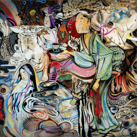 Polyptyque Akiza la galerie – Wafuu No Niwa – Tableau #3