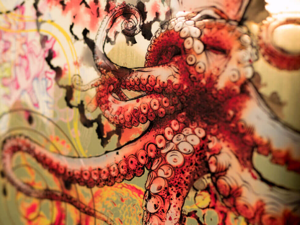 Pieuvre – Peinture numérique