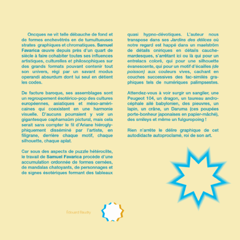 Galerie Outsiders​ – Texte de Édouard Baudry