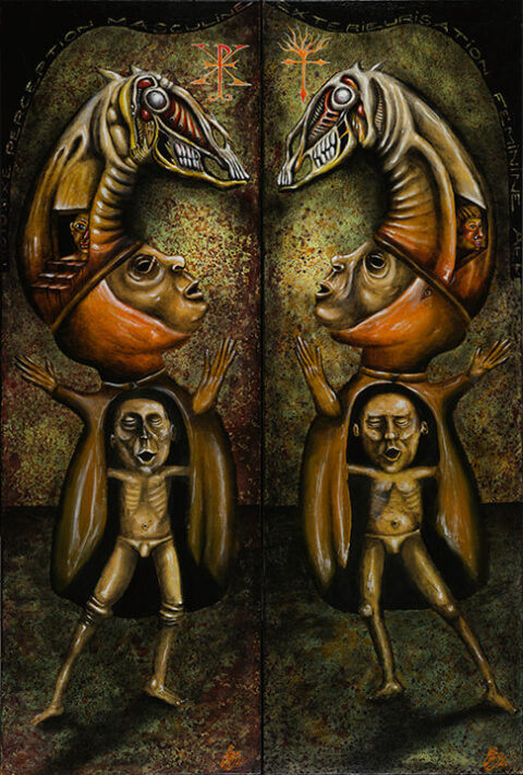 Jérémy Lebouteiller – Sous la Peau 13 – 2020 – 150 × 100 cm