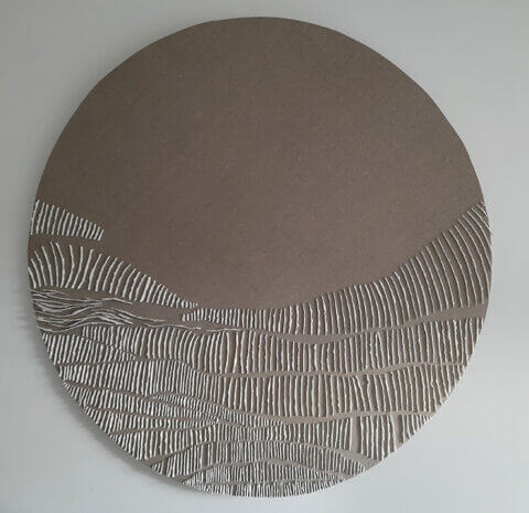 Karine Buquet – Plénitude – 2020 – 100 × 100 cm