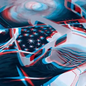 Dessin avec des lunettes 3D