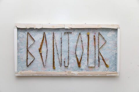 Mieszko Bavencoffe – Bonjour – 2017 – 125 × 60 × 5 cm