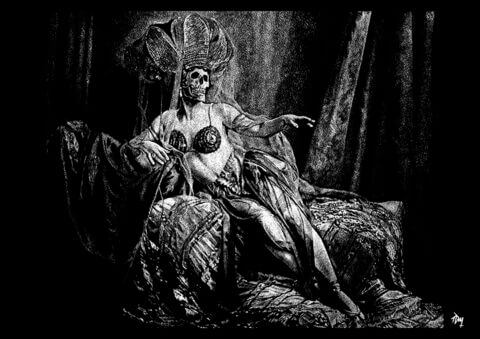 Nico TM – DeathQueen 01 – 2017 – 35 × 50 cm