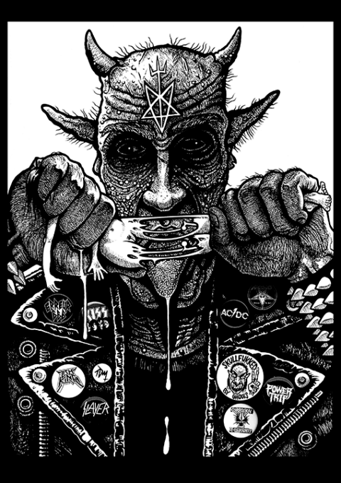 Nico TM – Ghoul – 2021 – 65 × 50 cm