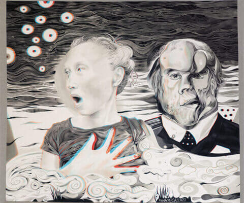 Samuel Favarica – Elephant Man – 2022 – 100 × 120 cm